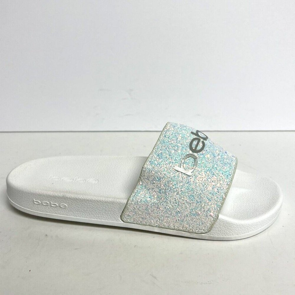 bebe Womens Fraida Sandal White Size 10 M